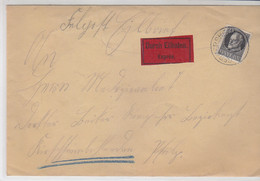 Express-Feldpost-Brief Mit 122 Aus GERMERSHEIM 3.6.16 Nacj Kirchheimbolanden - Bavaria