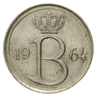 Monnaie, Belgique, 25 Centimes, 1964, Bruxelles, TTB+, Copper-nickel, KM:153.1 - 25 Cent