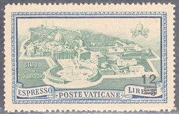 VATICAN CITY   SCOTT NO  E8   MINT HINGED  YEAR  1945 - Espresso