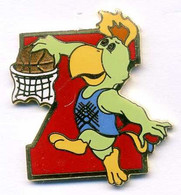 Pin's 10th Indianapolis Pan American Games 1987 Sport Basket - Basketball