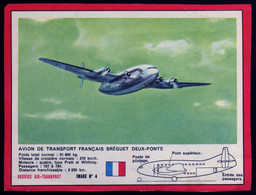 Image Avion Publicité Phoscao Thé éléphant Cassegrain ... Série Aviation Bréguet Deux Ponts 1960 Voir Expl. - Airplanes