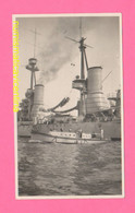 Corazzata Duilo All'ancora A Riccione 1930 Foto Originale Navi Navir Ships Corazzate - Guerra, Militari