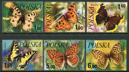 POLAND 1977 Butterflies MNH / **.  Michel 2516-21 - Neufs