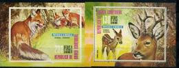 Equatorial Guinea,  European Animals, 1976, 2 Blocks - Unclassified