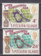 P3889 - BRITISH COLONIES PITCAIRN Yv N°59/60 ** FOOTBALLL - Pitcairn Islands