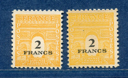 ⭐ France - Variété - YT N° 709 - Couleurs - Pétouilles - Neuf Sans Charnière - 1945 ⭐ - Ongebruikt