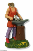 35966 Pastorello Presepe - Statuina In Pasta - Fabbro - Christmas Cribs