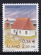 MiNr. 182 Finnland Alandinseln2000, 9. Okt. Freimarke: Kirchen Postfrisch/**/MNH - Aland