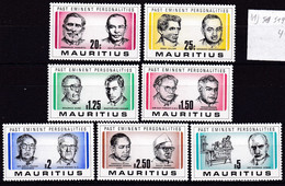 Mauritius, 1981, 519/25,  MNH **,   Persönlichkeiten.  Personalities. - Mauritius (1968-...)