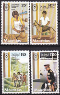 Mauritius, 1981, 529/32,  MNH **,  Jugendförderpreis  Youth Development Award - Mauritius (1968-...)