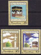 Mauritius, 1981, 533/35,  MNH **,  Islamischen Zeitrechnung (Hedschra).  Islamic Calendar - Mauritius (1968-...)