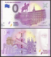 EUROPE. EUROPA. SOUVENIR 0 Euro. 2018. UNC. Plaza Mayor. Madrid. - Private Proofs / Unofficial