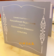 Russia 2011 Presentation Pack Personalities Joint Issue With Armenia Famous People Ovanes Tumanian Writer FDC Stamps - Colecciones