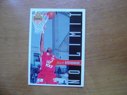 1995 Carte Basketball Panini MARK STEVENSON No Limit FFBB Basket - Otros & Sin Clasificación