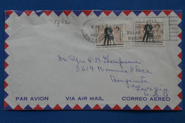 AA10 CANADA BELLE LETTRE  1962 POUR AUGUSTA USA + AEROPHILATELIE+ AFFRANCH. PLAISANT - Cartas & Documentos