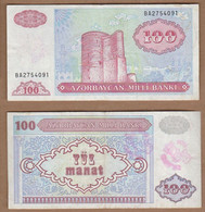 AC -  AZERBAIJAN 100 MANAT VF+ - Azerbeidzjan