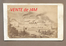 Ancienne PHOTO CDV Circa 1870 De BARTHELEMY à NANCY.. Brasserie Viennoise à MAXEVILLE ( Près Nancy) - Old (before 1900)
