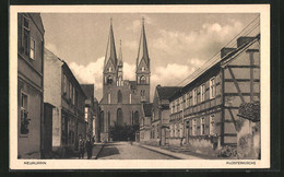 AK Neuruppin, Klosterstrasse Zur Klosterkirche - Neuruppin
