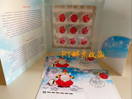 Russia 2011 Presentation Pack Holiday Greeting Celebrations Snowmen Snow Happy New Year FDC Stamps - FDC