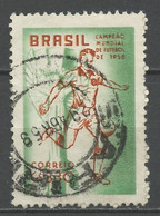 CMF Suède - Brésil - Brasilien - Brazil 1959 Y&T N°670 - Michel N°952 (o) - 3,30cr Joueur De Football - 1958 – Suède