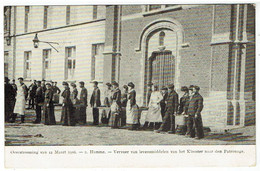 Hamme - Overstrooming Van 12 Maart 1906 - Vervoer Van Levensmiddelen Van Het Klooster Naar Den Patronage - Hamme