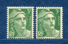 ⭐ France - Variété - YT N° 716 A - Couleurs - Pétouilles - Neuf Sans Charnière - 1945 ⭐ - Unused Stamps