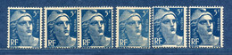 ⭐ France - Variété - YT N° 719 B - Couleurs - Pétouilles - Neuf Sans Charnière - 1945 ⭐ - Unused Stamps