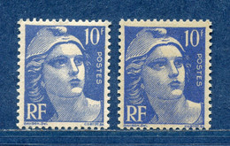 ⭐ France - Variété - YT N° 723 - Couleurs - Pétouilles - Neuf Sans Charnière - 1945 ⭐ - Unused Stamps