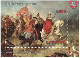 Lithuania 2021 . 400 Years Of Chotyn Battle (Joint Issue Ukraine-Poland-Lithuania ). S/S - Lituania