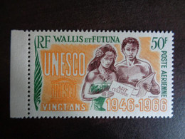 WALLIS ET FUTUNA P.A. 1966 Y&T N° 28 ** - 20e ANNIV. DE L' UNESCO - Nuevos