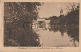 Austria - Fischamend - Eisenbahnbrucke Mit Marktturm - Fischamend