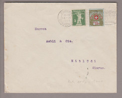 CH Portofreiheit Zu#5A 10Rp. Kl#146 1920-11-18 Zürich Brief Mit 5Rp. Tellbrust Heilsarmee - Portofreiheit