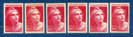 ⭐ France - Variété - YT N° 733 - Couleurs - Pétouilles - Neuf Sans Charnière - 1945 ⭐ - Unused Stamps