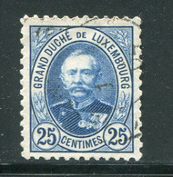 LUXEMBOURG- Y&T N°62- Oblitéré - 1891 Adolphe De Face