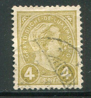 LUXEMBOURG- Y&T N°71- Oblitéré - 1895 Adolphe Right-hand Side