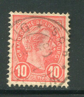 LUXEMBOURG- Y&T N°73- Oblitéré - 1895 Adolphe Right-hand Side