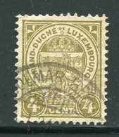 LUXEMBOURG- Y&T N°91- Oblitéré - 1907-24 Ecusson