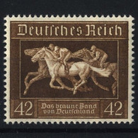 Deutsches Reich Nr. 621, Einzelmarke Aus Block 4 Postfrisch - 1936 Braunes Band - Unclassified
