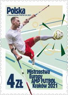 Poland 2021 / AMP FUTBOL European Championships Kraków 2021, Football, Sport, Krystian Kaplon MNH** New!! - Sport Voor Mindervaliden