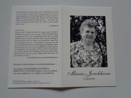 Doodsprentje/Bidprentje  Maria Jonckheere  Bekegem 1931 - 2011 Torhout  (Wwe Cyriel DEBOODT) - Godsdienst & Esoterisme
