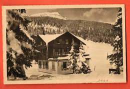 FQ-13 Crans-Montana Pension GEnziana Tampon Pension Chalet Genziana Vermala Au Dos.Circulé 1921. No 3022 - Crans-Montana