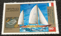 Equitorial Guinea 1973 Trans-Atlantic Race Airmail 50p - Used - Equatorial Guinea