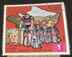 Equitorial Guinea 1973 Tour De France 1p - Used - Equatorial Guinea