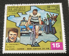 Equitorial Guinea 1973 Tour De France Airmail 15p - Used - Equatorial Guinea