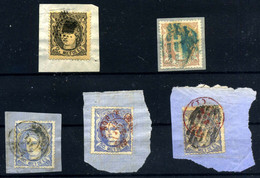 España Nº 103a, 107, 113. Año 1870 - Used Stamps