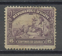 Haïti 1920 Y&T N°251 - Michel N°243 (o) - 15c Allégorie Du Commerce - Haiti