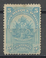 Haïti 1898-99 Y&T N°54 - Michel N°51 Nsg - 5c Armoirie - Haiti