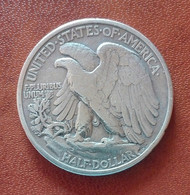 USA Stati Uniti - 1/2 Mezzo Dollaro 1943 Argento [3] - United States Half Dollar Walking Liberty Eagle Silver - 1916-1947: Liberty Walking (Libertà Che Cammina)