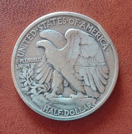 USA Stati Uniti - 1/2 Mezzo Dollaro 1943 Argento [7] - United States Half Dollar Walking Liberty Eagle Silver - 1916-1947: Liberty Walking