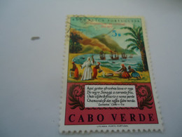 CABO VERDE  USED   STAMPS ANNIVERSARIES PAINTING - Cap Vert